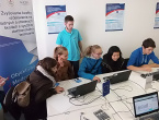 Obrázok ku správe: Mini E-Test Classroom at the European Researchers' Night 2014